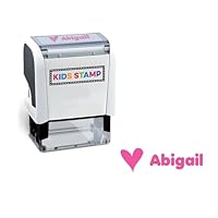 Infusion Kids Stamp Self-Inking Name Stamp - Choose from 17 Vibrant Ink Colors