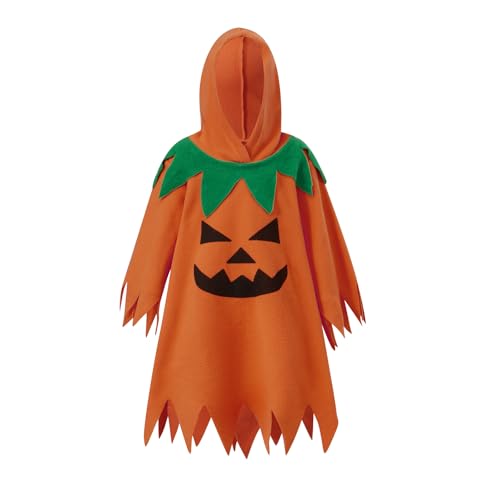 Disfraz de Calabaza para Niños con Capucha y Capa miniatura 1