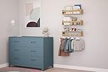 NATURE SUPPLIES | Set of 3 White Nursery Shelves (Natural Wood, 3 Pack)