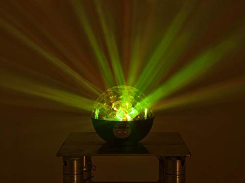 AKKU LED BC-9 Strahleneffekt MP3 + FM Radio | LED-Strahleneffekt mit Spiegelkugeleffekt | Micro-SD-Kartensteckplatz… - Image 6