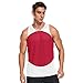 LORDWEY - Canotta da allenamento con bandiera del Giappone con tasca, Multi, XL