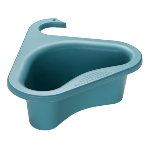 Cesta de drenaje, cesta de filtro colgante para grifo, cesta de drenaje de fregadero, estante de drenaje de cisne, filtro triangular para fregadero de cocina, cesta de colador de fregadero de cocina