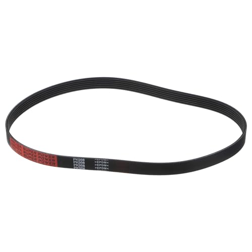 Image of sourcing map 6K388/6PK986 Serpentine Belt 6 Ribs 986mm Length x 21mm Width x 5mm Height, EPDM Poly V Belt, Multi Wedge Micro V Belt for Vehicle