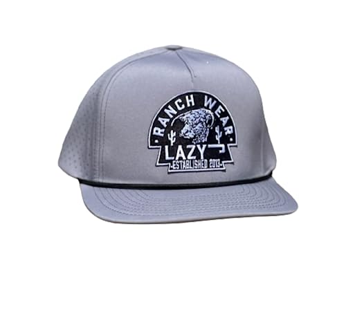 Lazy J Ranch Wear Hydro Graphite Arrowhead Patch Cap