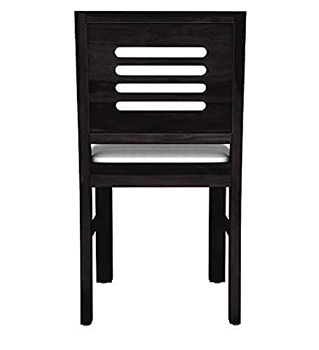 Image of Furniture Sheesham Wood Dining Chair Multipurpose Dining Room Furniture | Wooden Cushion Chair for Living Room Study Room Home and Office (Set of 4, Chestnut Finish) | 1 Year Warranty
