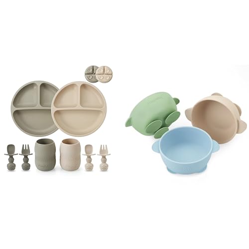 Image of PandaEar Silicone Baby Feeding Set