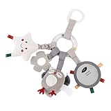Juguete para Cochecito con Clamp/Holder, Juguete Colgante de Felpa para bebé, de Sonajeros para Cuna de Diseño Versátil para Bebés, Colgante para Coche de Animales Bonitos