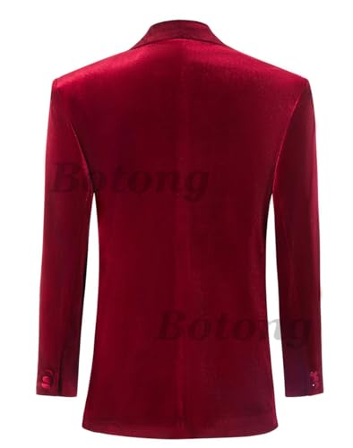 3 PC Womens Velvet Pant Suit - Peak Lapel Business Blazer Vest Pants for Prom Office Work2