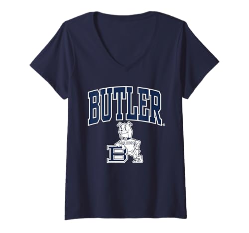 Womens Butler Bulldogs | Official NCAA Merch | NCAFBUT03 V-Neck T-Shirt