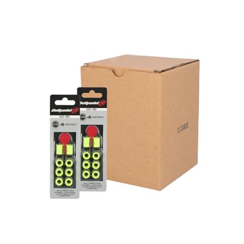 Caja 12 Uds - Blíster (4uds) Antivibrador Bullpade Ease Vibe Bullpadel Amarillo