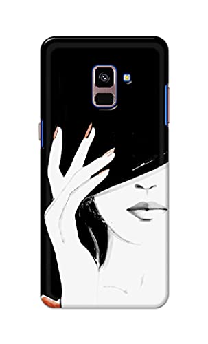 Image of PRINTFIDAA Photo of Beautiful Girl Hard Back Cover for Samsung Galaxy A8 Plus (2018), A730F, A730F / DS Back Cover -(P6) KAT1005