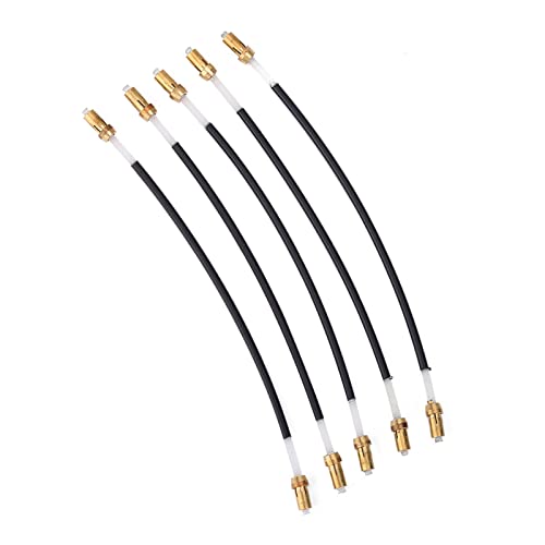 RiToEasysports 5Pcs Violin Tailgut Tail Cord Tailpiece Connector for 3/4 4/ Violins with Brass Screw Nylon Material Stable Tailpiece Connection