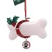 Holiday Ornaments Spoiled Rotten Dog Bone Ornament Puppy Paw Print A1676
