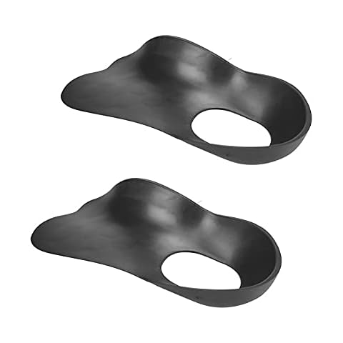 Arch Support Insoles Men Women Children Orthotic Inserts for Flat Feet, Feet Pain, External Rotation(Black,L) Cover