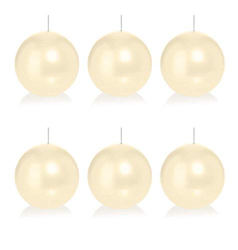 Candele Sfera Risthò - 20 Pezzi Rosso | Cera Per Bomboniere E Centrotavola | Fatte In Italia | Durata 2 Ore - Foto 14