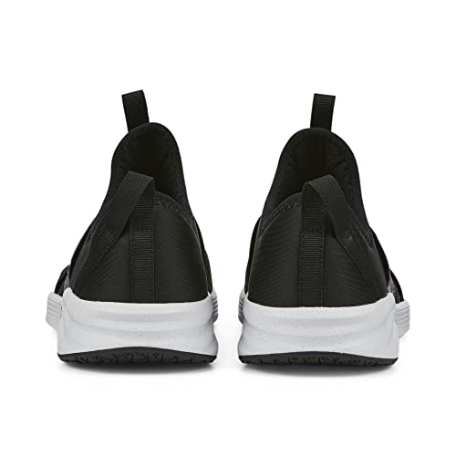 PUMA Women's BETTER FOAM PROWL SLIP-ON SNAKE Sneaker, Puma Black-Puma White, 6.52