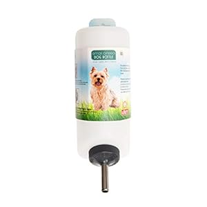 Lixit Wide Mouth Water Bottles for Large and Small Dogs (32oz Small Dog, White)