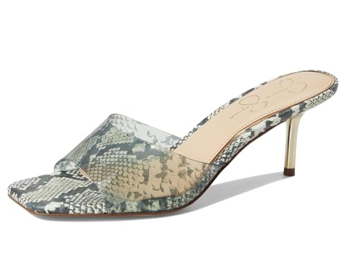 Image of Jessica Simpson Celisha Lucite High Heel Sandals