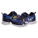 Josmo Sonic The Hedgehog Sneakers for Boys - Knuckles Shadow Super Sonic Shoe - Slipon Laceless Tennis Running Athletic Shoes - Blue White (Size 3 Big Kid)