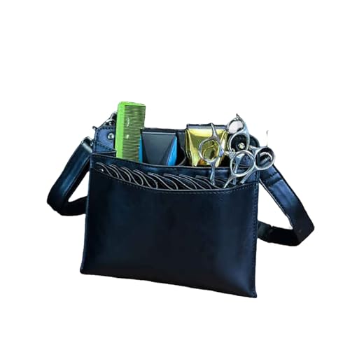Funda de cintura para tijeras de barbero profesional y soporte de herramientas