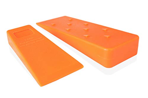 GarMills - Cuñas de talón con Pinchos para Cortar Troncos de árbol de Motosierra, Juego de 1 5.5 Pulgadas y 1 8 Pulgadas