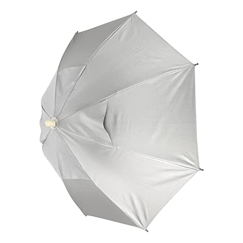 TOPINCN Handfree Umbrella Outdoor Foldable Umbrella Hat Folding Headwear Elastic Camping Fishing Beach Sun Rain