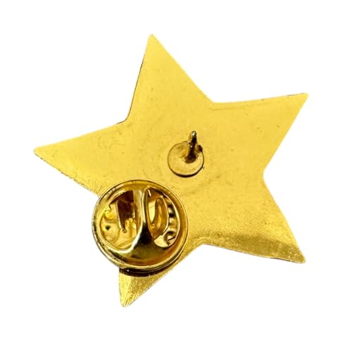 Soviet USSR Hammer and Sickle Metal Red Star 3.3 Cm Pin Badge