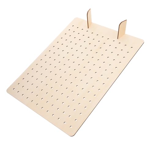 Unomor 2-piece Wooden Craft Show Display Rack Necklace Holder Stand for Selling Craft Fair Display Supplies