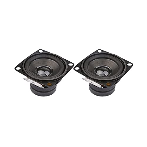 BREAUX Altoparlanti Portatili da 2 Pollici Altoparlante Full Range Driver 4ohm 8ohm 10w Altoparlanti Audio Colonna Audio for casa Sound teatro DIY 2. PCS. Altoparlante da scaffale (Color : 4Ohm)