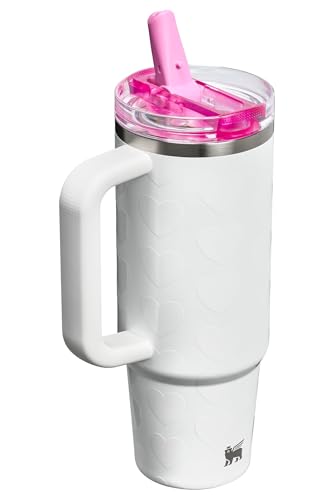 Image of STANLEY Quencher ProTour Flip Straw Tumbler with Leakproof Lid 30 oz | Built-In Straw & Handle | Cupholder Compatible for Travel | Insulated Stainless Steel Cup | BPA-Free | Frost Lovely