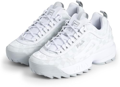 Fila Disruptor F Wmn, Zapatillas Mujer, Blanco y Plateado, 39 EU