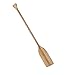 SEACHOICE 4 Ft. Wood Paddle, New Zealand Pine Construction, 15-3/4 in. X 5-7/8 in. Blade, Wide Top Hand Grip, Clear Finish,Tan