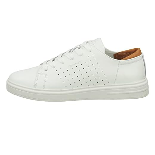 GANT Herr Fairville låga spetsskor sneakers, Vit - 42 EU