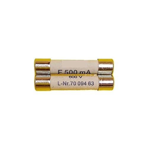 Fusible 500 mA 600 V L-Nr.7009463 au format 6,3 x 32 mm pour cartouche électrique