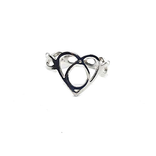 Bague Coeur Infini Argent Sterling 925 véritable anneau femme durable