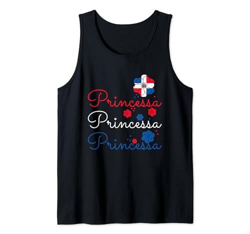 Princessa Princess Cute Dominican Republic Flag For Women Débardeur