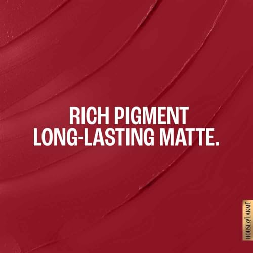Image of Lakme Cushion Matte Lipstick, Red Wine, Long Lasting, Comfortable Velvet Matte Finish - Waterproof, Non Drying, Creamy Matte Bullet Lipstick, 4.5 g (Pack of 2)
