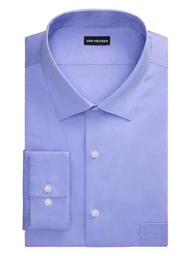 Image of Van Heusen Men's Dress Shirt Fitted Everyday Defense Stretch