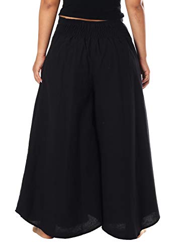 Lannaclothesdesign Cotton Palazzo Pants for Women Plus Size Hippie Wide Leg Lounge Pant3