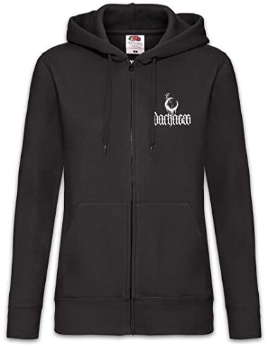 Darkness Femme Zip Hoodie Urban Backwoods avec Capuche Doublée et Zip Métal