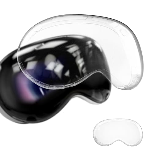 Apple Vision Pro�p�ی�P�[�X �N���ATPU�ی�P�[�X �V�F���ی�J�o�[ Vision Pro�w�b�h�Z�b�gVR���K�l�A�N�Z�T���[