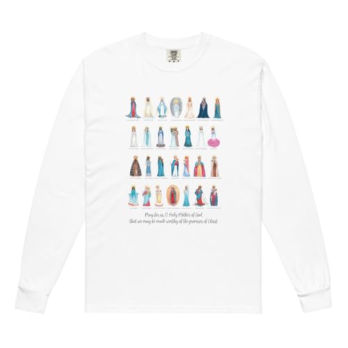 Catholic Titles of Mary Long Sleeve Shirt