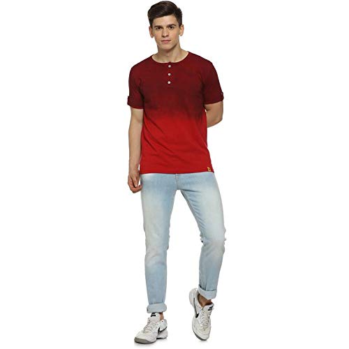 Image of CAHOOT Solid Men Polo Neck Grey, Black T Shirt