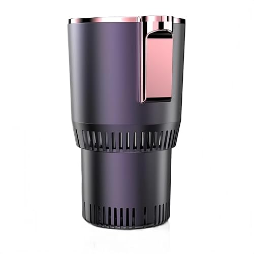 Lekolock新しい ポータブル 急速冷却カップ -9〜58℃ 保温・保冷 ドリンククーラー急速冷凍カップクーラー保冷 車載/卓上用 ビール 日本酒 炭酸飲料 など適用 日本語取扱説明書 (パープル)