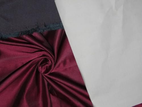 Soies de luxe Silk Dutchess Satin Fandango Rose et Violet tissu haute couture en 152,4 cm