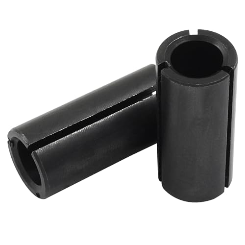 Unlorspy 2Pcs Router Conversion Chuck Adapter 12.7mm (1/2") to 8mm (5/16")