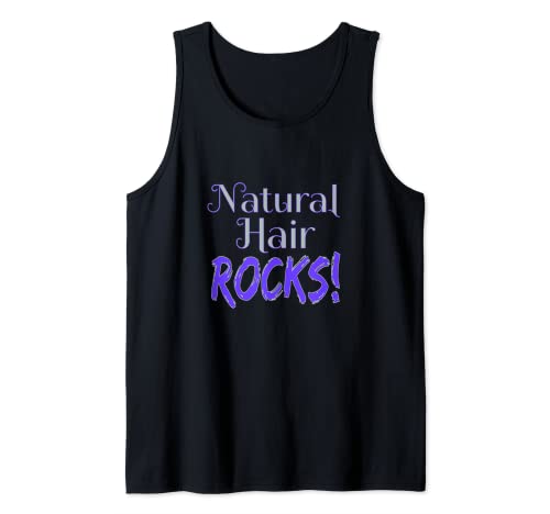 Natural Hair Rocks Girl Magic para Melanin Queens Camiseta sin Mangas