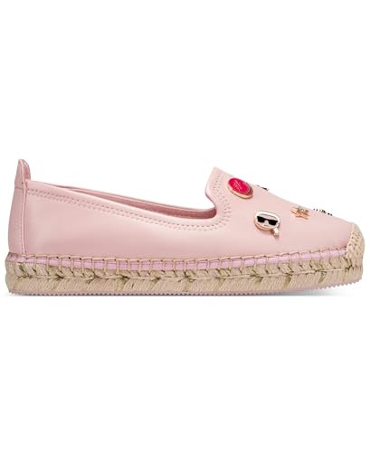 Image of Karl Lagerfeld Women's Michaela Slip on Espadrille Sandal with Pins