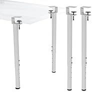 Amazon.co.jp: F字型調節可能なテーブルクランプ脚、金属伸縮テーブル