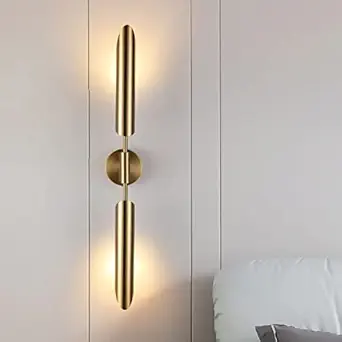 Harold Electricals Sword Wall Light for Living Room, Bedroom, Dining Area, Restaurants, Lobby & Office - Pack of 1(Golden)